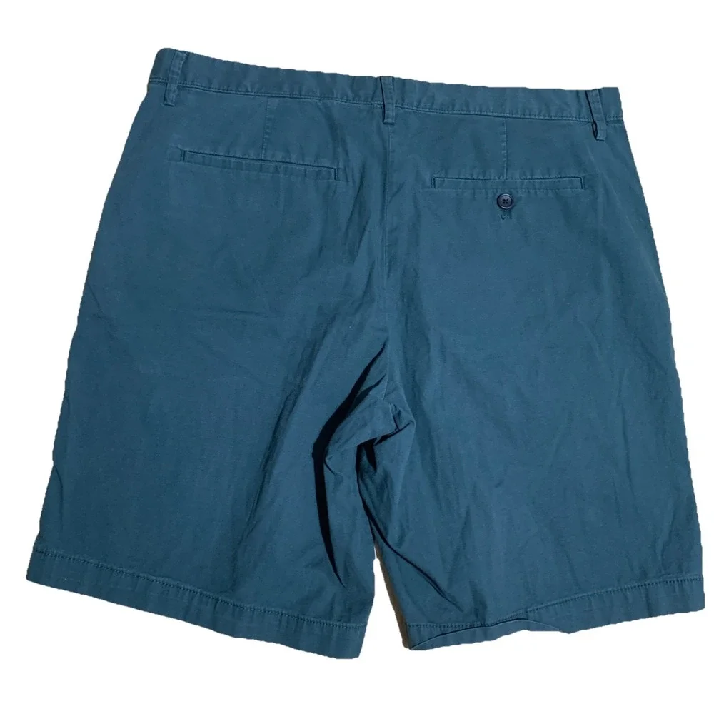 Banana Republic Chino Aiden Shorts‎ Men Size 34 Slim Fit Green